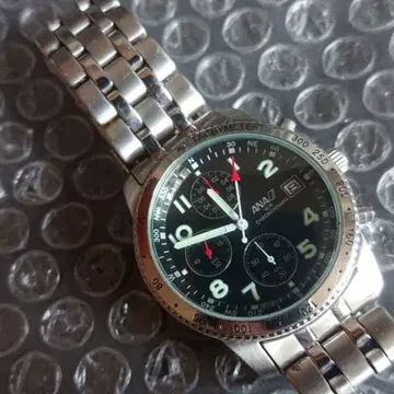 ANA 크로노그래프 쿼츠 손목시계 블랙