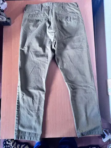 YCHAI 이탈리아 로부스트 치노 팬츠 올리브 그린