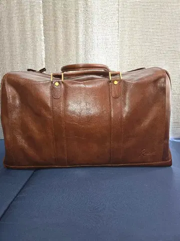 소 가죽 보스턴 백 / 여행, 비즈니스용 / Romana 각인