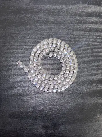 체인 목걸이 테니스 체인