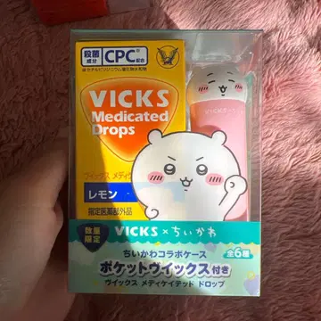 VICKS 메디케이티드 드롭스 6개입 치이카와 콜라보