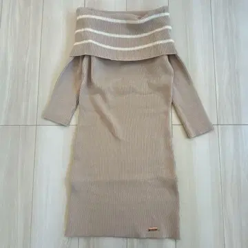 Rady 오프숄더 니트 미니 원피스 갸루 미니 스커트