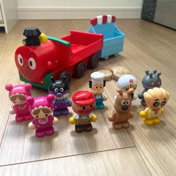 호빵맨 호빵맨 첫 인형의 집 세트 SL맨과 8명의 친구들