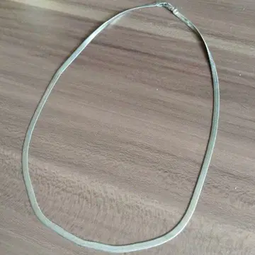 티타늄 스텐 체인 목걸이 ITALY Chrom 55cm 3mm