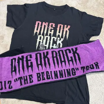 ONE OK ROCK 2012 티셔츠 머플러 타월 beginning