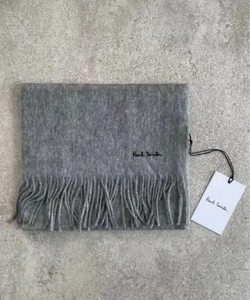 [ 미사용품 ] Paul Smith 머플러 스톨 무지 그레이
