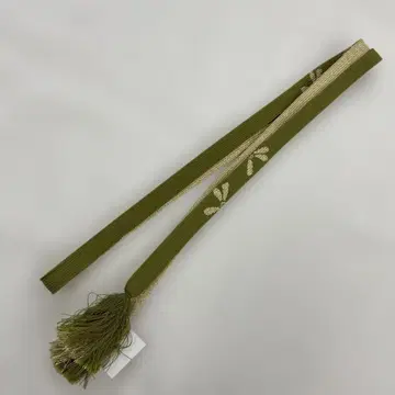 6723 올리브색 허리띠 순수 실크 호몬기 부츠케