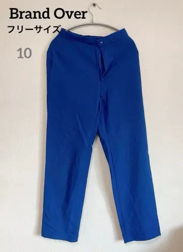 해외 구제 의류 Brand Over [ 10 ] 파랑 슬랙스 여성용 심플