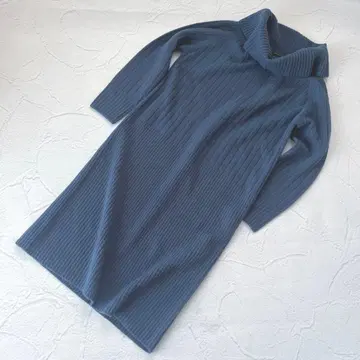 새상품급 밴야드 스톰 캐시미어 혼방 울 니트 원피스