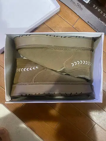 베이지 어그 부츠 사이즈 38