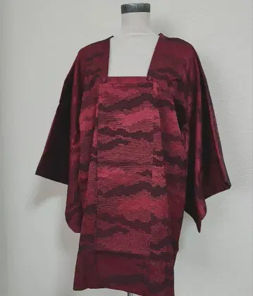 물결 무늬 기모노 겉옷 미치유키 코트 방한