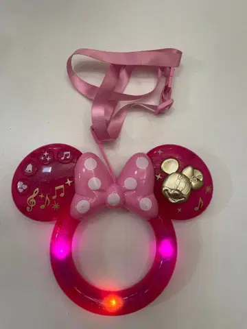 디즈니 미니 빛나는 완구 탬버린