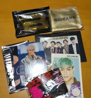 BIGBANG 엽서 세트 & 러버 반지 외