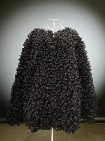 보아 자켓 오오트로 다크 그레이 블루종 앞 지퍼