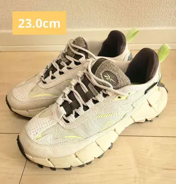 리복 지그 키네티카 화이트 베이지 23cm