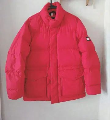 TOMMY HILFIGER 다운 자켓 레드