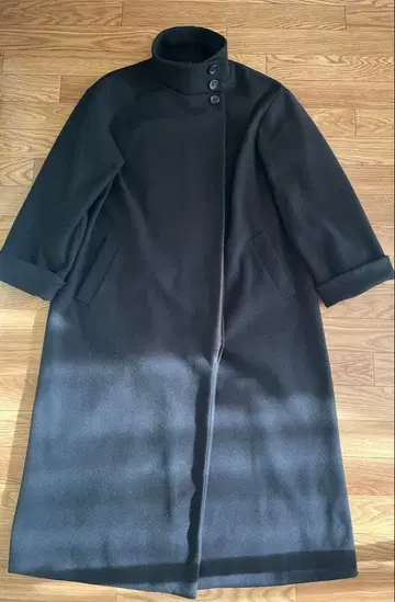 HARE 울리 테크 스탠드 카라 코트