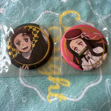 탄지로 네즈코 캔뱃지 세트