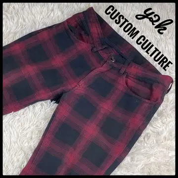 CUSTOM CULTURE y2k 체크 무늬 44