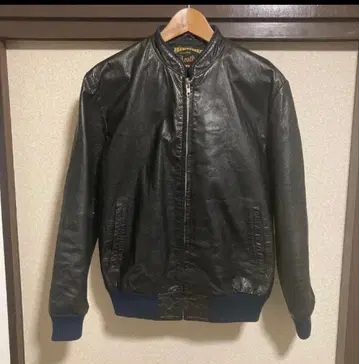 가죽 자켓 블랙 소가죽 빈티지 싱글 라이더