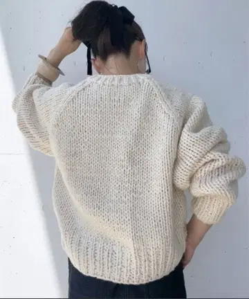 ISOOK 핸드니트 울 블렌드 가디건