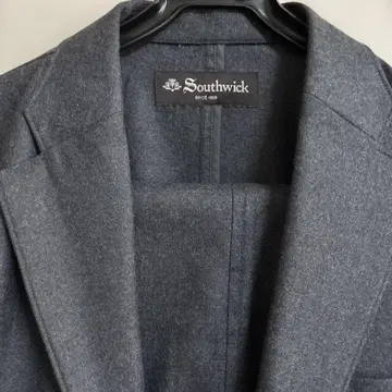 Southwick 다크 그레이 플란넬 셋업 수트 L