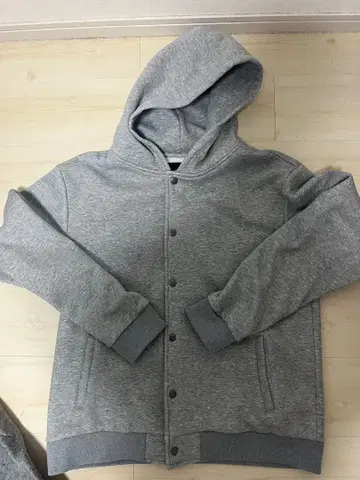 CAMBIO 후드 부착 그레이 후드티