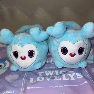 GIGO 한정판 TWICE LOVELYS 봉제 인형 슬리퍼 나연