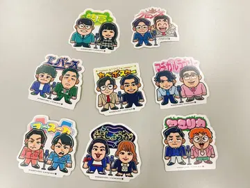 요시모토 개그맨 감자 스틱 스티커 8장