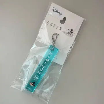 대에도 온천 이야기 온천 미키 키체인 키링 클리어 방 열쇠