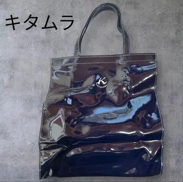 K 키타무라 토트백 블랙 네이비