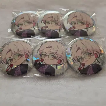 파라라이 콜라보 카페 본점 캔뱃지 츠바메 나츠준 6점