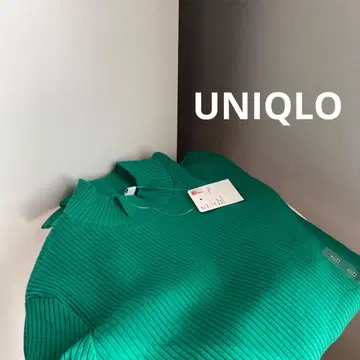 UNIQLO 유니클로 상의 리브 하이넥 티셔츠 구제 의류