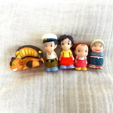 [레어] 지브리 토토로 손가락 인형 피규어 5개 세트