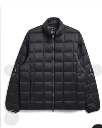 베이직 하이넥 W 지퍼 이너 다운 자켓 블랙 L