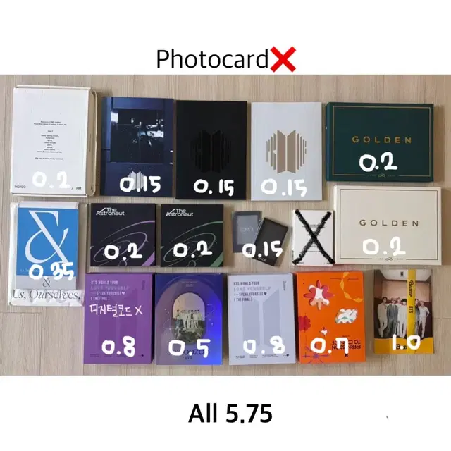 포토북 앨범 골든 디애스트로넛 디비디 dvd blulay 방탄 bts