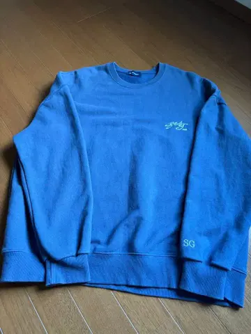 한국 STAYGOLD 파란색 맨투맨 트레이닝복 SGty 46