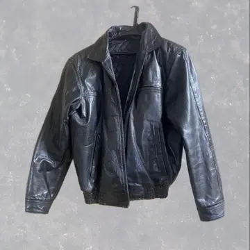 블랙 가죽 자켓