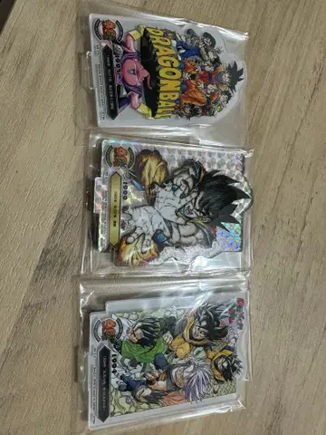 제일복권 드래곤볼 아크릴 스탠드 3개 세트 시크릿