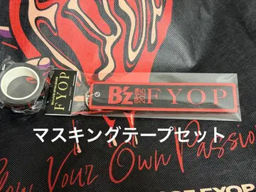 B'z FYOP LIVE-GYM 마스킹 테이프 플라이트 택 블랙 굿즈
