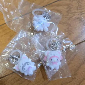 산리오 메지루시 액세서리 후와후와 스노우 쿠로미 마이멜로디 시나모롤