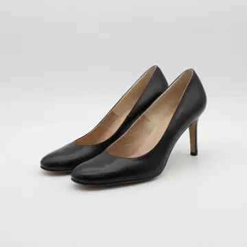 45 새상품 아키라 오사키 천연 가죽 플레인 펌프스 (22.5cm)