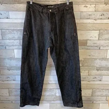 STILL DIGGIN 블랙 데님 와이드 size 32