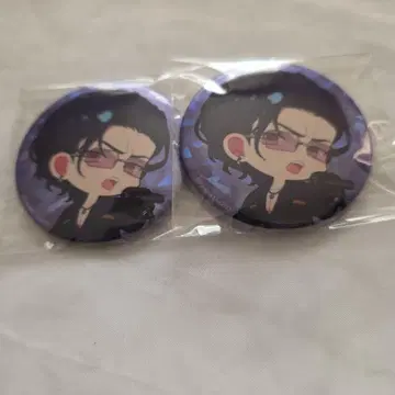 파라라이 콜라보 카페본점 캔뱃지 료헤이 2점