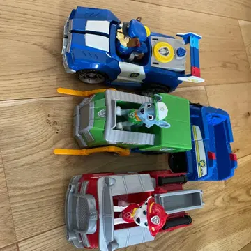 파우 패트롤 차량 세트 3대