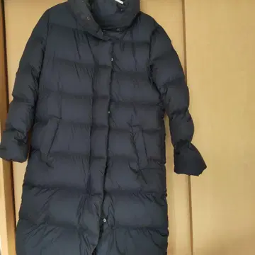 유니클로 / 네이비 / 롱 다운 자켓 / L 사이즈 / 롱 기장