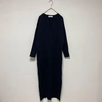 [ GREEN LABEL RELAXING ] 리브 니트 원피스 롱