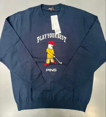 PING 골프 스웨터 3L 네이비