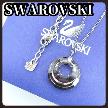 SWAROVSKI 스와로브스키 크리스탈 목걸이 리버서블