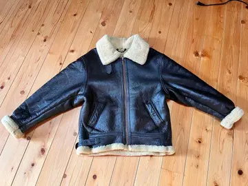 B-3 리얼 무스탕 천연 가죽 플라이트 자켓